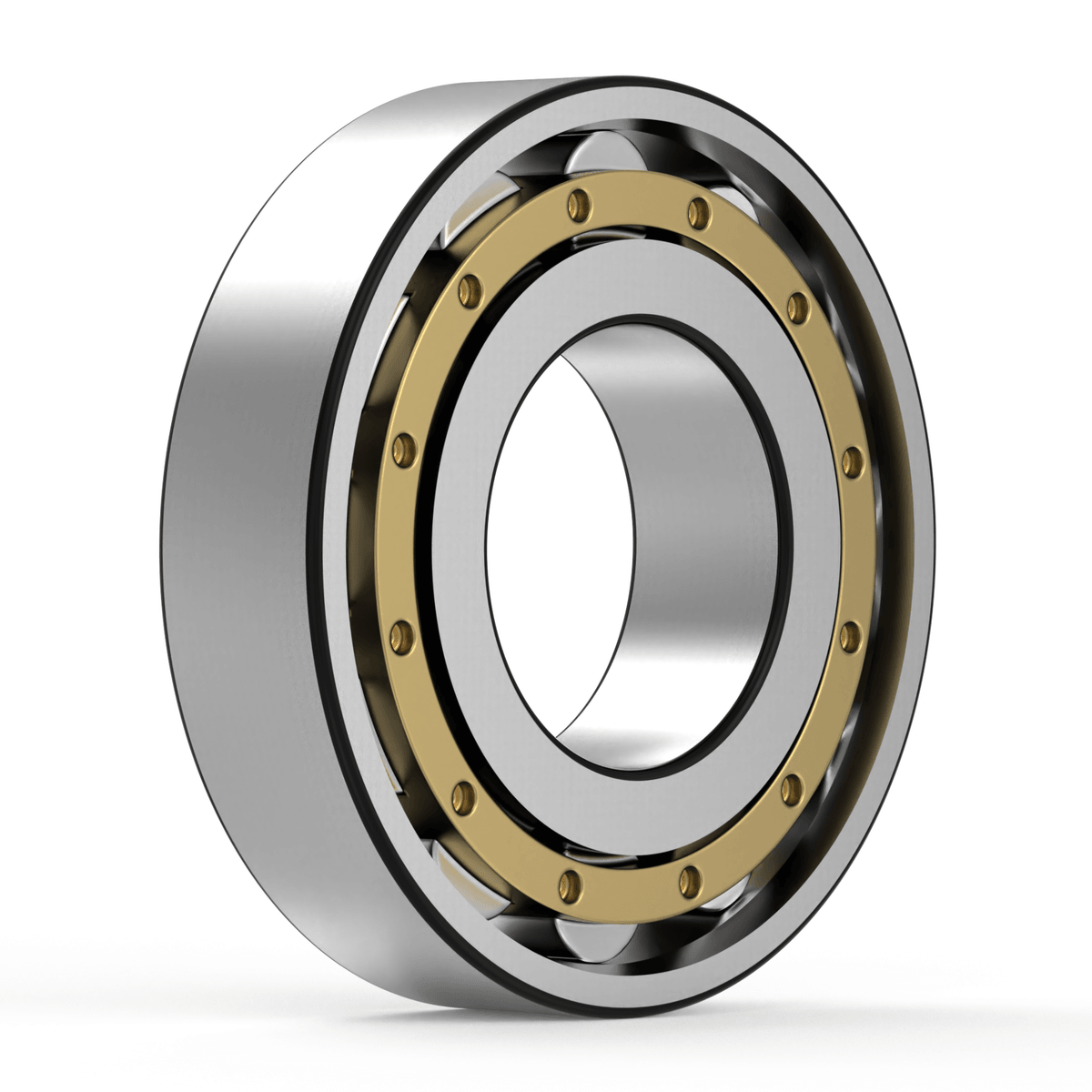 N313 ECM SKF - Zylinderrollenlager with white background