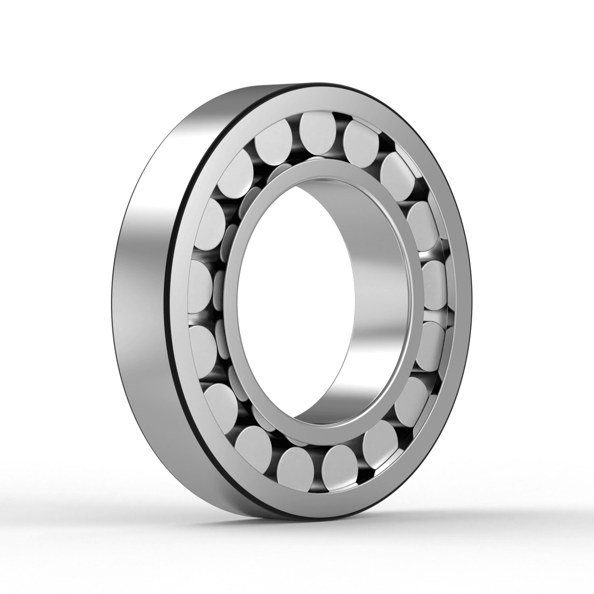 NU214 ECJ SKF - Zylinderrollenlager with white background